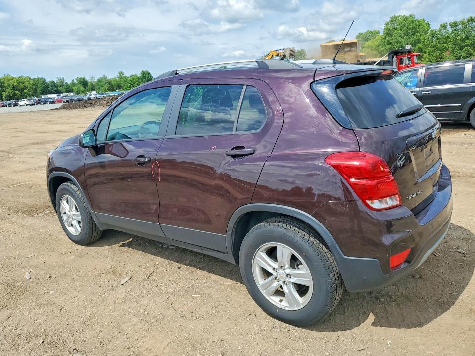 2021 Chevrolet Trax VIN KL7CJPSBXMB347635 COPART salvage auction — FRONT END, OH - CERT OF TITLE-SALVAGE, sold $825 on 2026-07-23 (photo 2)