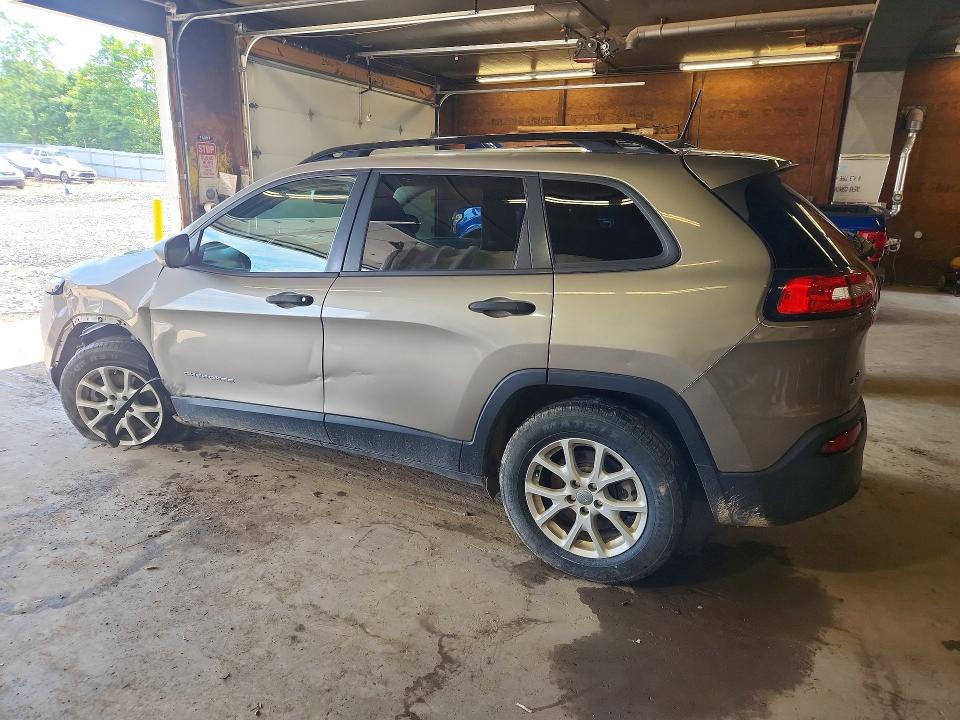 2017 Jeep Cherokee VIN 1C4PJMAB9HW557758 COPART salvage auction — FRONT END, Pa - Certificate Of Salvage, sold $1,300 on 2026-07-02 (photo 2)