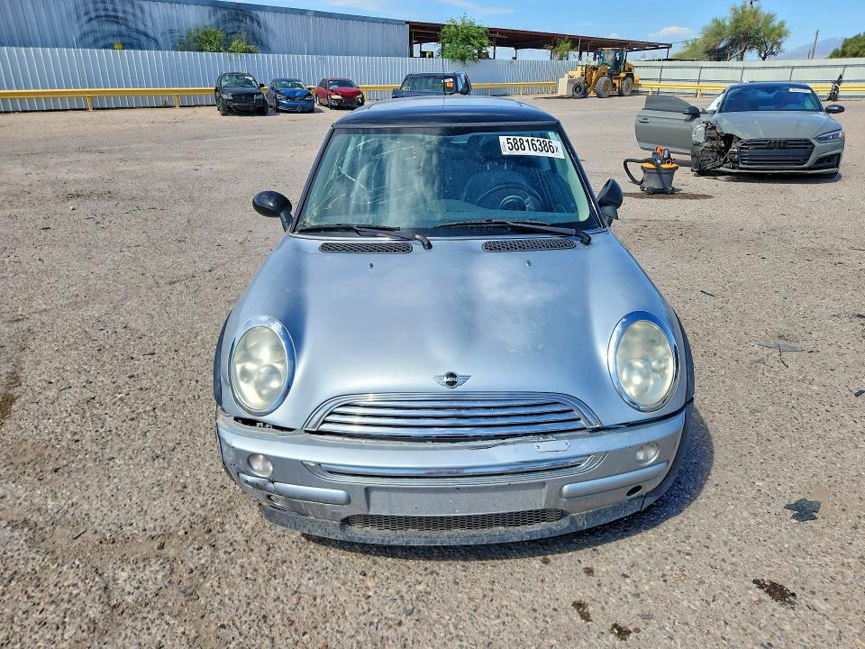 2003 Mini Cooper VIN WMWRC33423TE19873 COPART salvage auction — REAR END, Az - Cert Of Title-Restored Salvage, sold $475 on 2026-07-10 (photo 5)