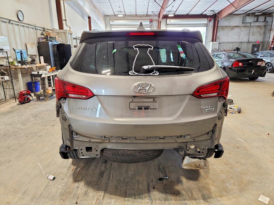 2017 Hyundai Santa fe VIN 5XYZUDLB6HG388809 COPART salvage auction — FRONT END, Wi - Certificate Of Title, sold $3,200 on 2026-07-08 (photo 6)