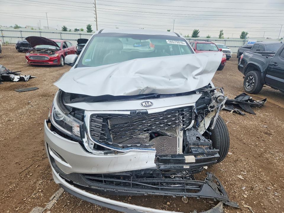 2019 Kia SEDONA VIN KNDMA5C18K6572238 COPART salvage auction — FRONT END, Wv - Salvage Certificate, sold $975 on 2026-07-07 (photo 5)