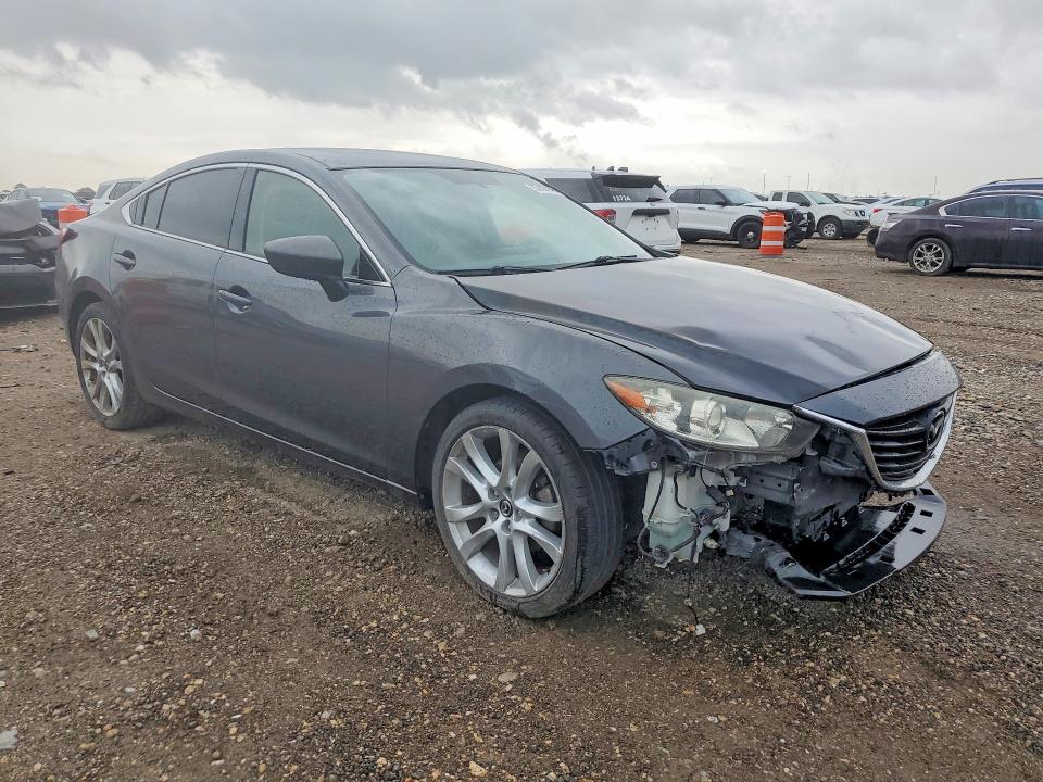 2016 Mazda 6 VIN JM1GJ1V52G1438674 COPART salvage auction — FRONT END, TX - CERTIFICATE OF TITLE, sold $700 on 2026-07-16 (photo 4)