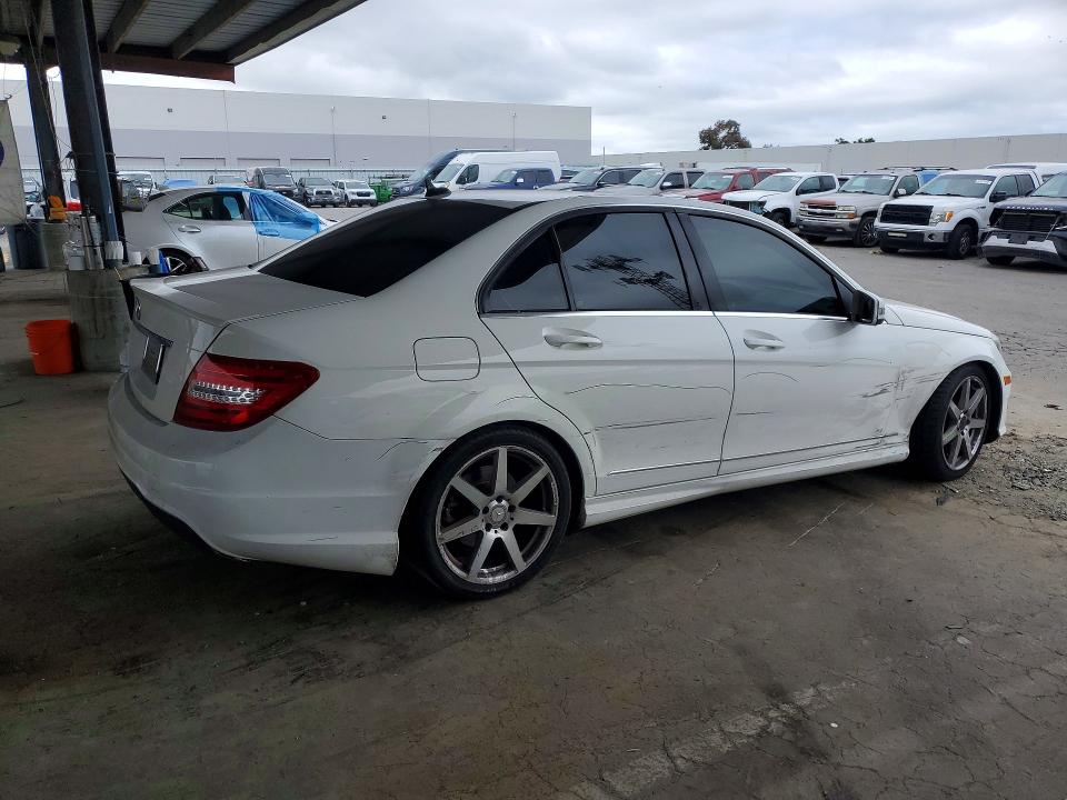 2014 Mercedes-benz C-klasse VIN WDDGF4HB1EG244318 COPART salvage auction — SIDE, Ca - Salvage Certificate, sold $825 on 2026-07-30 (photo 3)