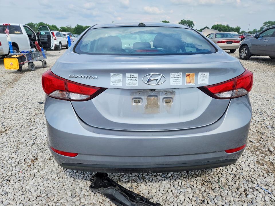 2016 Hyundai VIN KMHDH4AE7GU557126 COPART salvage auction — FRONT END, Oh - Cert Of Title-Salvage, sold $1,650 on 2026-07-24 (photo 6)