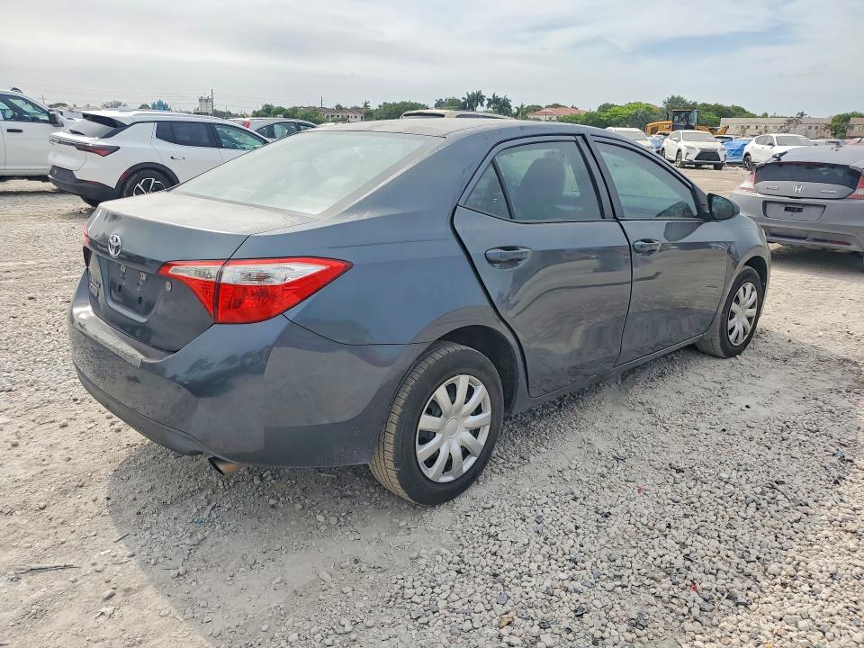 2016 Toyota Corolla VIN 5YFBURHE2GP509041 COPART salvage auction — NORMAL WEAR, FL - CERT OF TITLE SLVG REBUILDABLE, sold $3,250 on 2026-07-10 (photo 3)