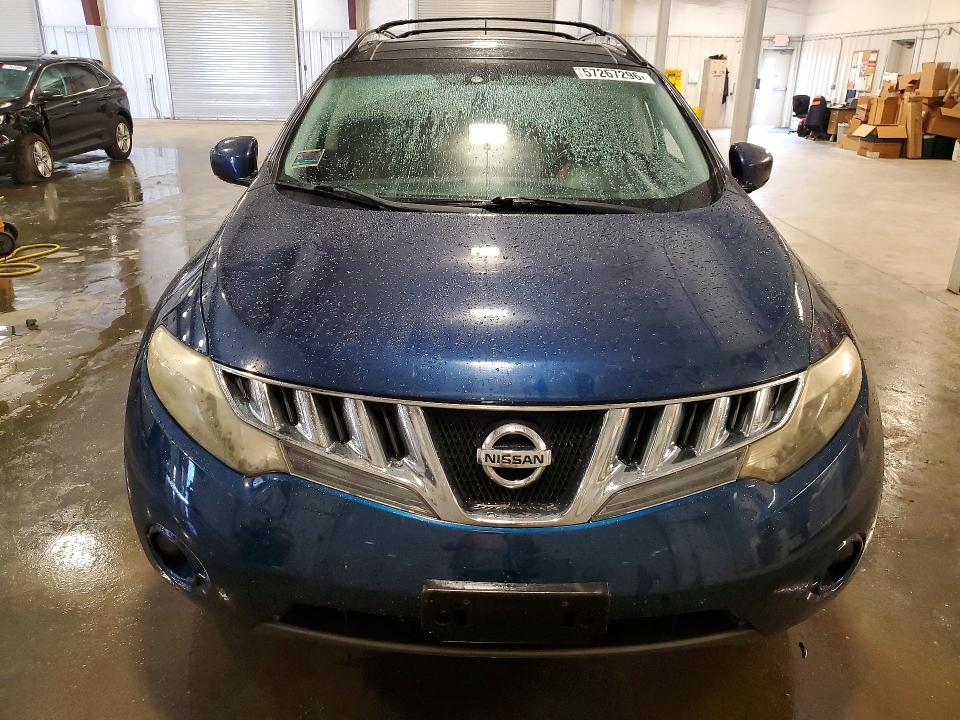 2009 Nissan Murano VIN JN8AZ18WX9W137387 COPART salvage auction — SIDE, Mn - Cert Of Title-Prior Salvage, sold $625 on 2026-07-06 (photo 5)