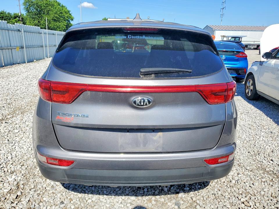 2018 Kia Sportage VIN KNDPMCAC4J7303479 COPART salvage auction — MINOR DENT/SCRATCHES, Va - Certificate Of Title, sold $3,600 on 2026-07-27 (photo 6)