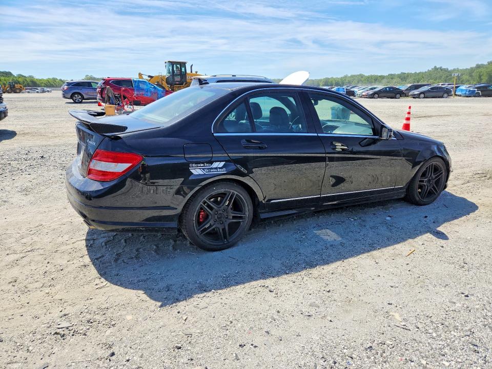 2010 Mercedes-benz C-klasse VIN WDDGF8BBXAF467375 COPART salvage auction — FRONT END, Sc - Cert Of Title-Salvage, sold $675 on 2026-08-10 (photo 3)
