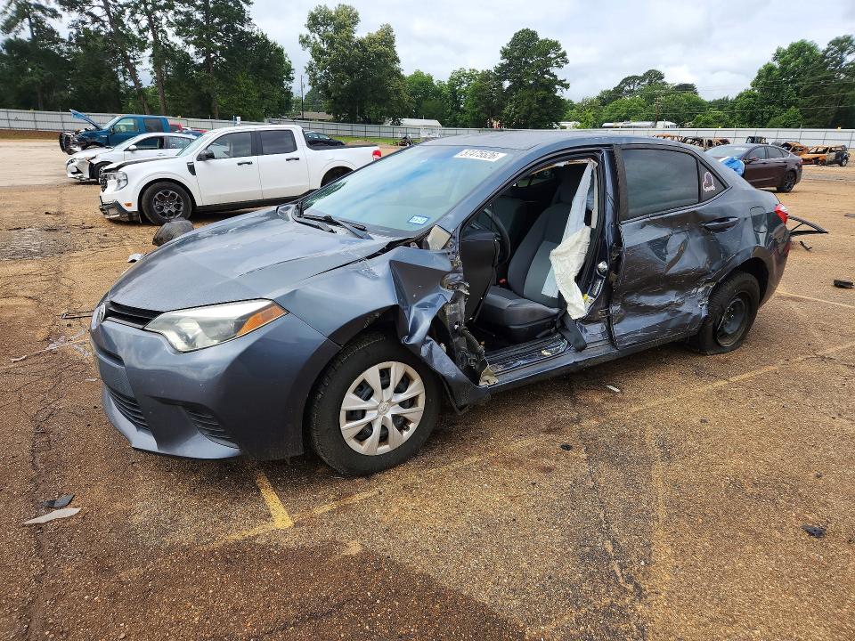 2014 Toyota VIN 5YFBURHE0EP117026 COPART salvage auction — SIDE, Tx - Salvage Vehicle Title, sold $2,350 on 2026-07-20 (photo 1)