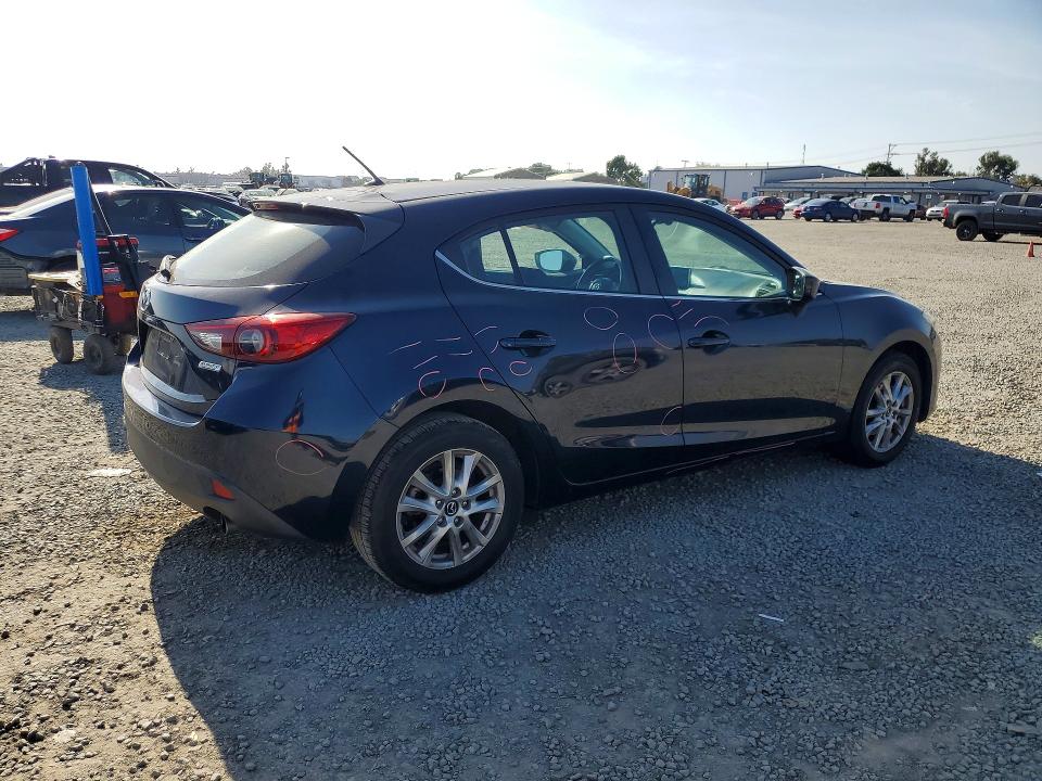 2016 Mazda 3 VIN JM1BM1K79G1339910 COPART salvage auction — REAR END, CA - SALVAGE CERTIFICATE, sold $2,350 on 2026-07-24 (photo 3)