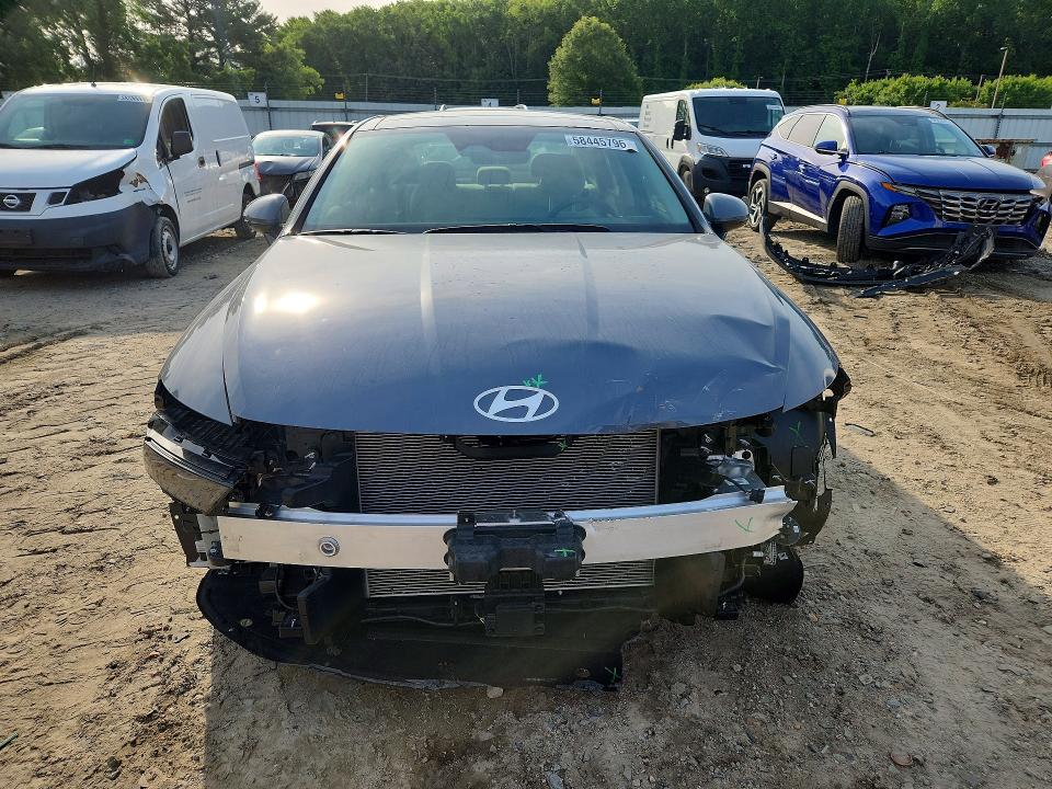 2025 Hyundai Sonata VIN KMHL14JA1SA518152 COPART salvage auction — FRONT END, Va - Cert Of Title - Salvage, sold $200 on 2026-07-28 (photo 5)
