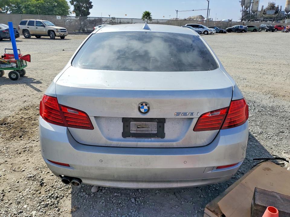 2014 BMW 5 series VIN WBA5A5C5XED510778 COPART salvage auction — ENGINE BURN, Ca - Salvage Certificate, sold $275 on 2026-07-28 (photo 6)