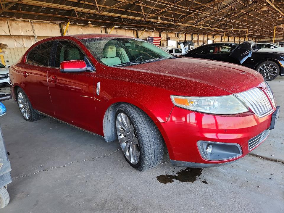 2010 Lincoln Mks VIN 1LNHL9FT4AG612058 COPART salvage auction — REAR END, Az - Cert Of Title - Salvage, sold $1,200 on 2026-07-08 (photo 4)