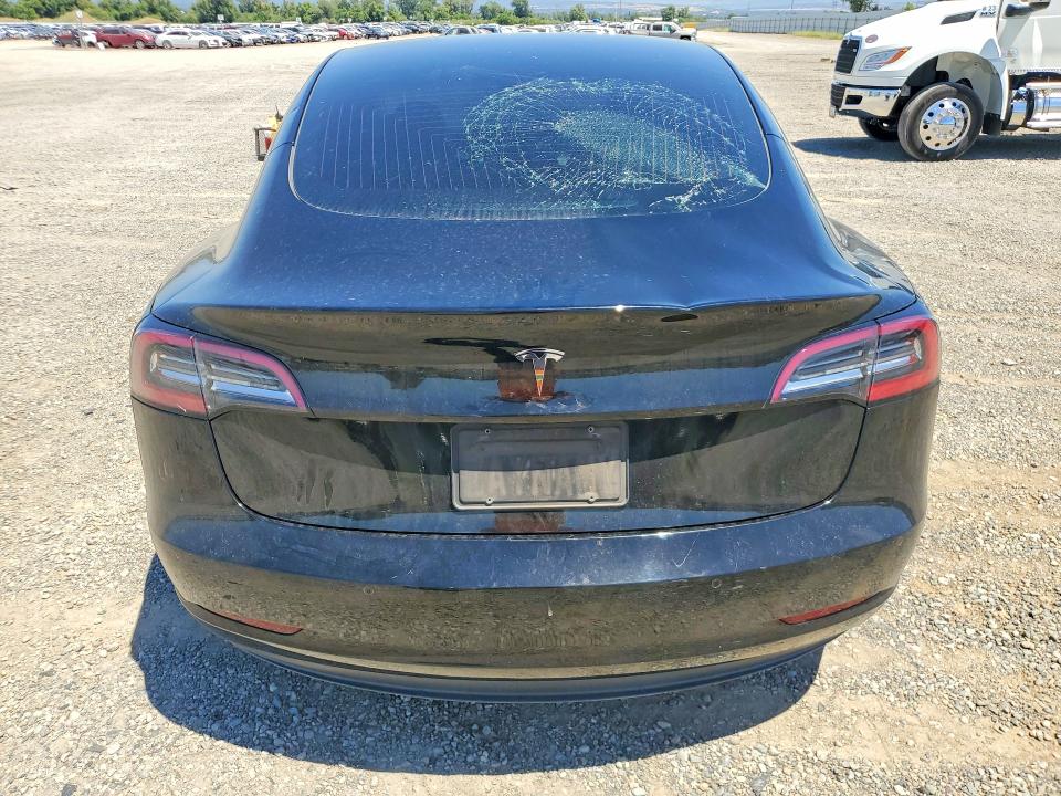 2020 Tesla Model 3 VIN 5YJ3E1EA1LF741172 COPART salvage auction — FRONT END, Ca - Salvage Certificate, sold $3,800 on 2026-07-24 (photo 6)