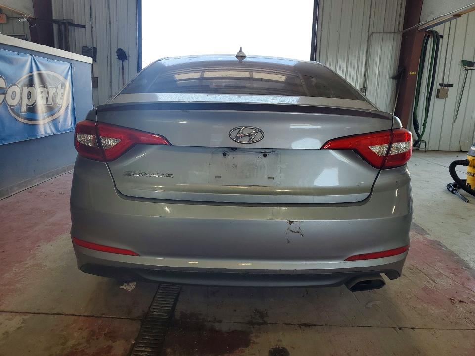 2015 Hyundai Sonata VIN 5NPE24AF9FH226091 COPART salvage auction — FRONT END, Ny - Mv-907A Salvage Certificate, sold $575 on 2026-07-06 (photo 6)