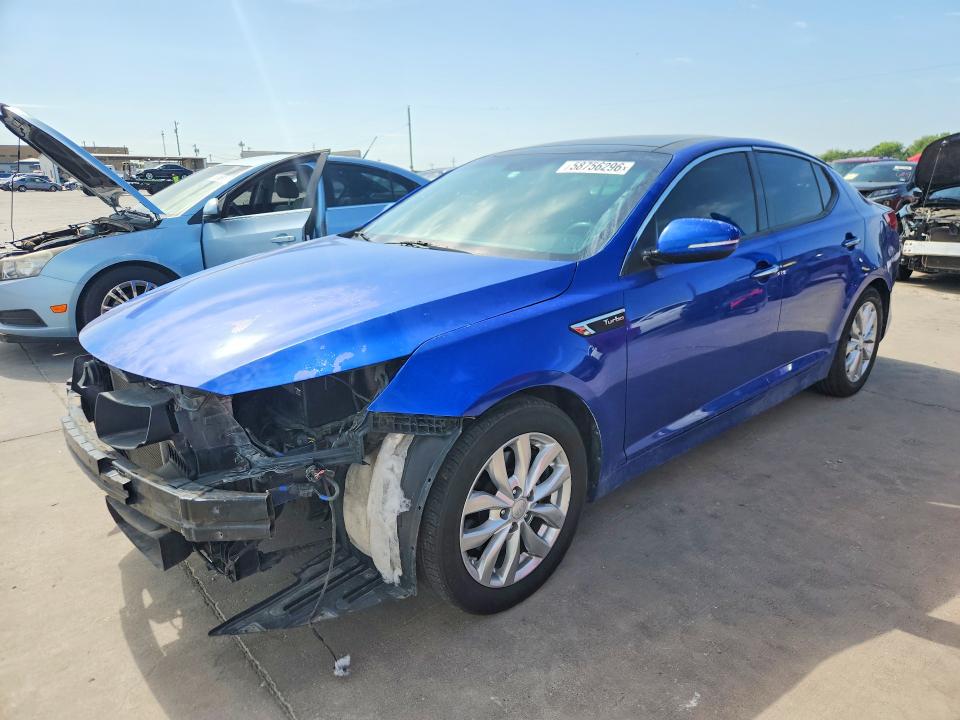 2015 Kia Optima VIN 5XXGR4A66FG403745 COPART salvage auction — FRONT END, Ks - Cert Of Title-Salvage, sold $2,350 on 2026-07-02 (photo 1)