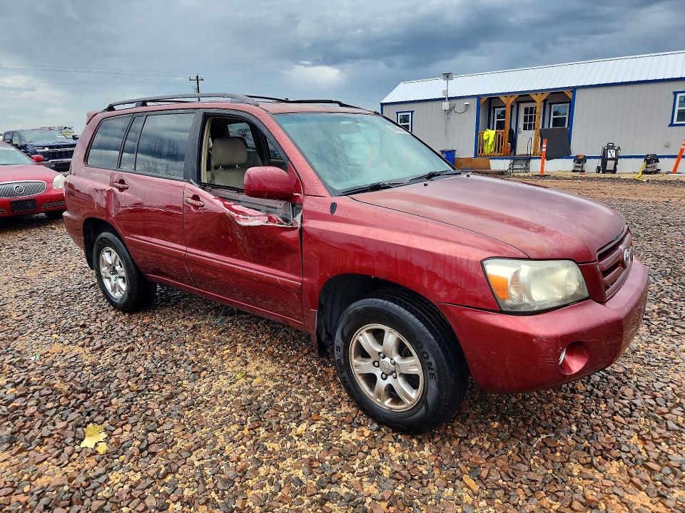 2005 Toyota Highlander VIN JTEEP21A550068060 COPART salvage auction — SIDE, Id - Salvage Certificate Of Title, sold $100 on 2026-07-13 (photo 4)
