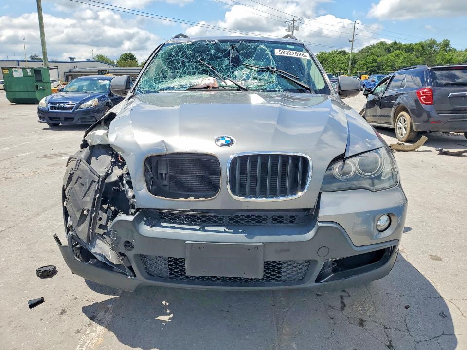 2009 BMW X5 VIN 5UXFE43579L265261 COPART salvage auction — FRONT END, Tn - Salvage Certificate, sold $650 on 2026-07-06 (photo 5)