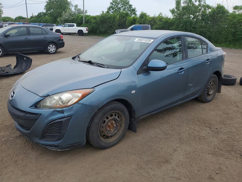 2010 Mazda 3 VIN JM1BL1SF9A1303927 COPART salvage auction — SIDE, Qc - Gravement Accidente, sold $275 on 2026-07-21 (photo 1)