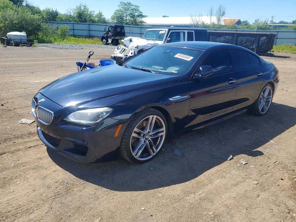 2015 BMW 6er VIN WBA6B4C53FD761560 COPART salvage auction — FRONT END, Oh - Cert Of Title-Salvage, sold $1,150 on 2026-07-23 (photo 1)