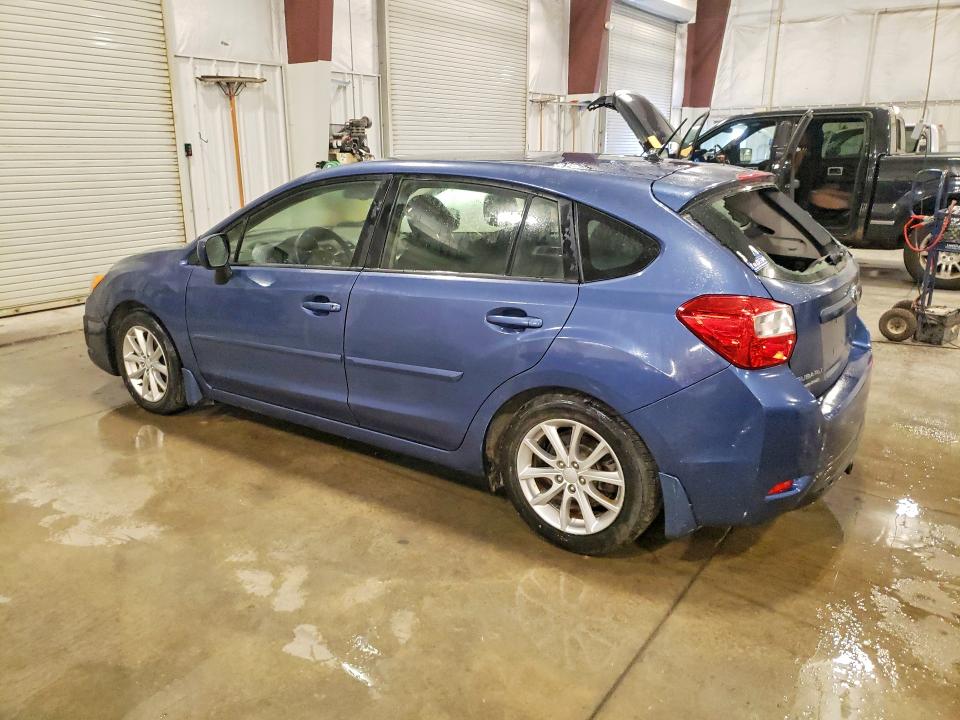 2013 Subaru Impreza VIN JF1GPAC61DH210765 COPART salvage auction — HAIL, MN - CERT OF TITLE-PRIOR SALVAGE, sold $100 on 2026-07-27 (photo 2)