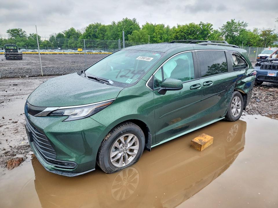2022 Toyota VIN 5TDKSKFC9NS067362 COPART salvage auction — SIDE, Pa - Certificate Of Salvage, sold $9,900 on 2026-07-15 (photo 1)