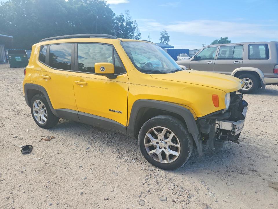 2016 Jeep Renegade VIN ZACCJBBT5GPD75223 COPART salvage auction — FRONT END, Fl - Cert Of Title Slvg Rebuildable, sold $1,150 on 2026-07-31 (photo 4)