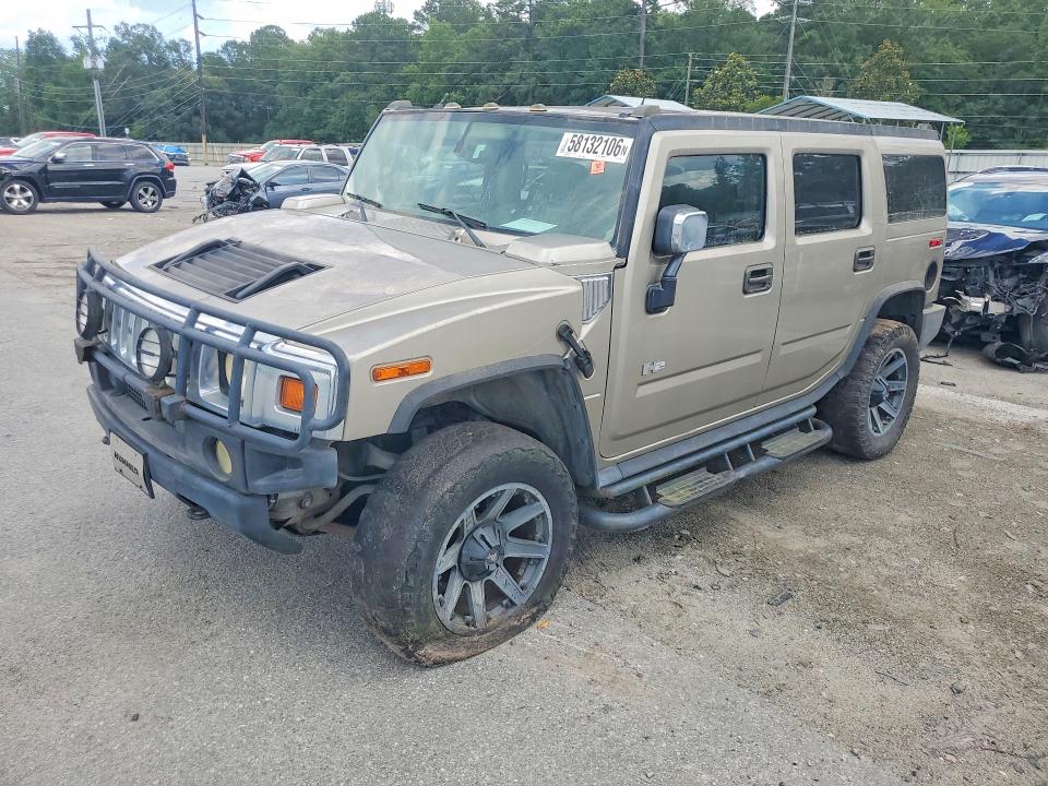 2003 Hummer H2 VIN 5GRGN23UX3H145531 COPART salvage auction — MECHANICAL, Ga - Certificate Of Title, sold $2,100 on 2026-07-02 (photo 1)