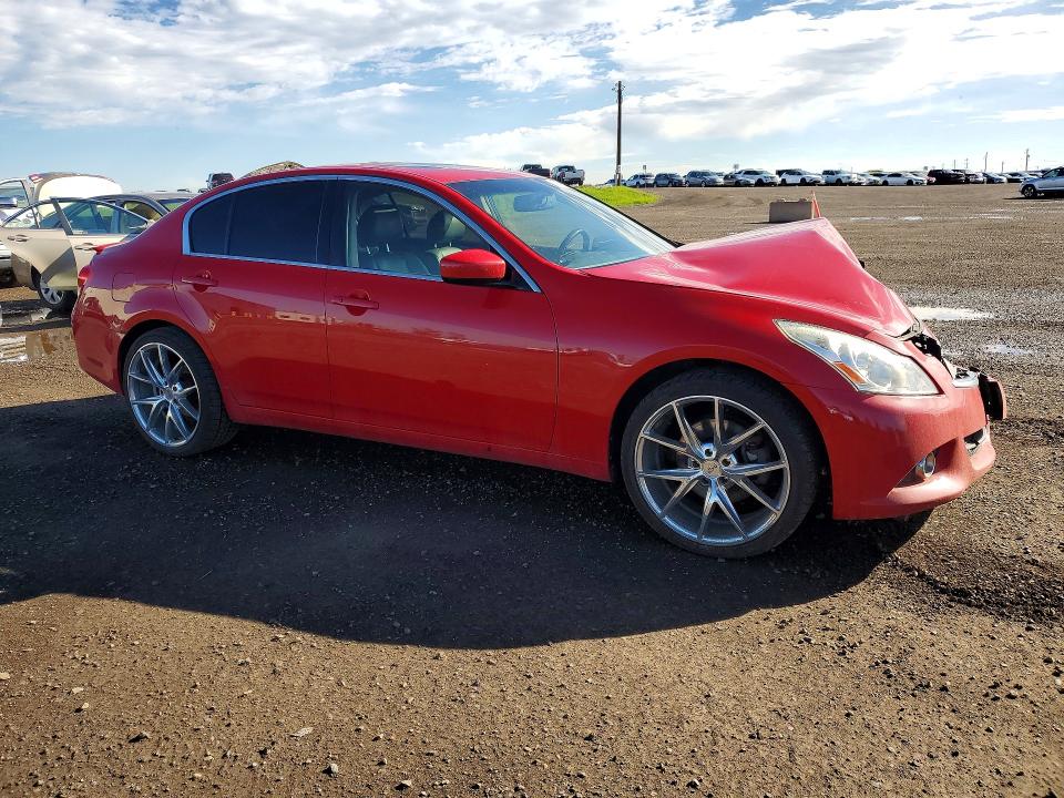 2013 Infiniti G VIN JN1CV6AR3DM352845 COPART salvage auction — FRONT END, Ab - Bos - Salvage, sold $200 on 2026-07-28 (photo 4)
