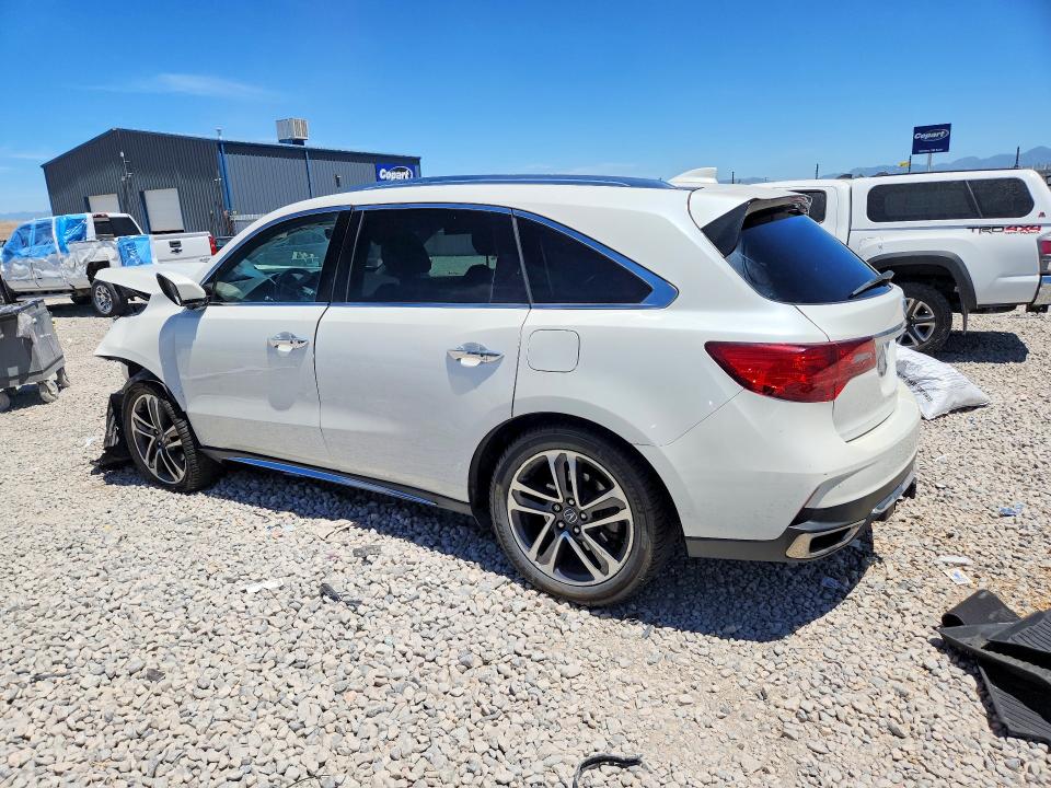 2018 Acura VIN 5J8YD4H98JL025215 COPART salvage auction — FRONT END, Ut - Salvage Certificate, sold $4,000 on 2026-07-31 (photo 2)