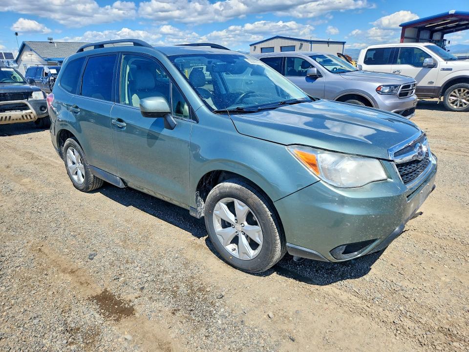 2015 Subaru Forester VIN JF2SJARC3FH453078 COPART salvage auction — FRONT END, Mt - Salvage Certificate Of A Vehic, sold $2,000 on 2026-07-14 (photo 4)