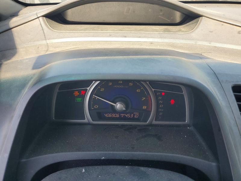 2007 Honda Civic VIN 2HGFA16827H305940 COPART salvage auction — REAR END, Ca - Salvage Certificate, sold $550 on 2026-07-02 (photo 9)