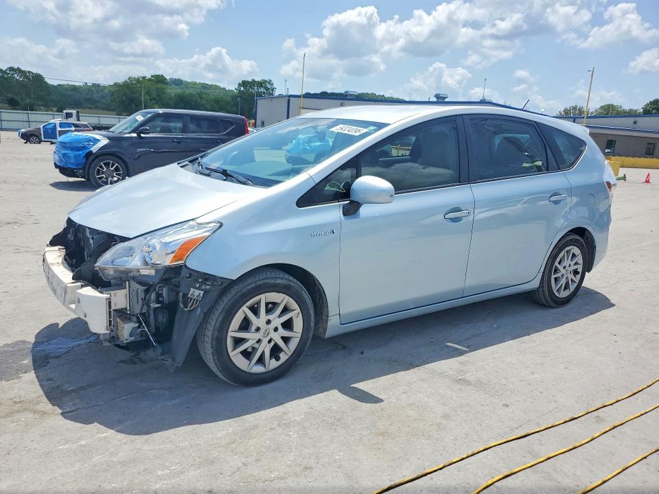 2012 Toyota Prius VIN JTDZN3EU6C3151515 COPART salvage auction — FRONT END, Tn - Cert Of Title-Rebuilt Vehicle, sold $2,050 on 2026-07-13 (photo 1)