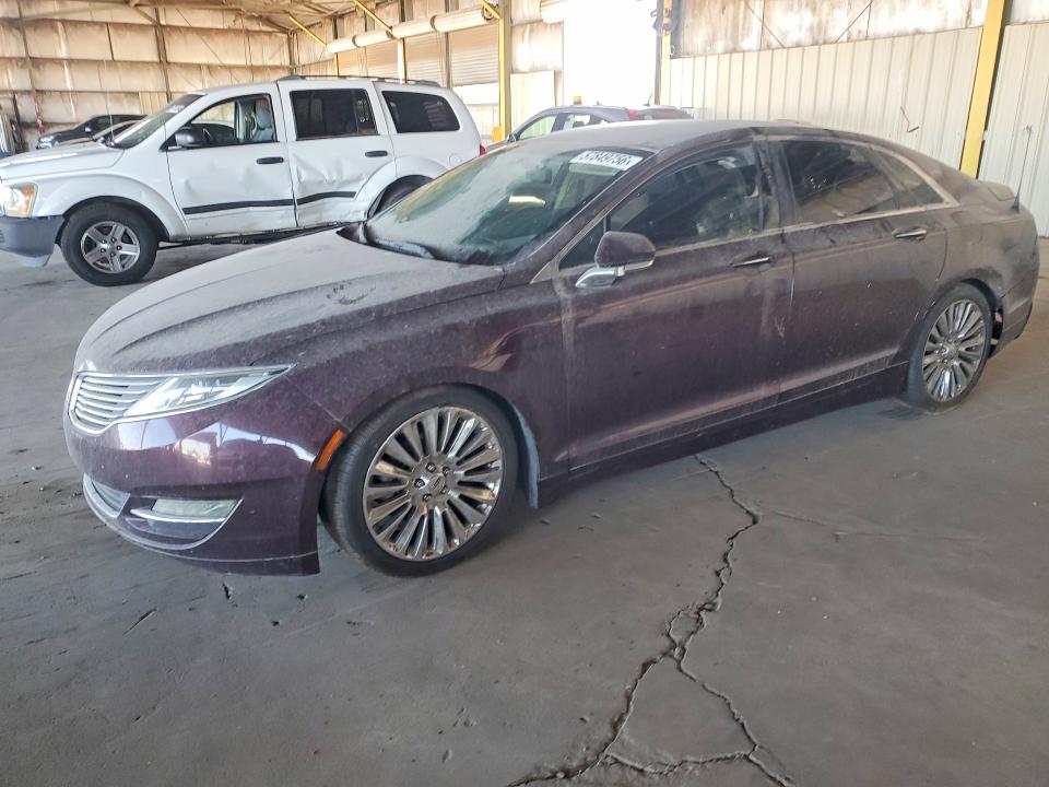 2013 Lincoln Mkz VIN 3LN6L2G92DR826416 COPART salvage auction — FRONT END, Az - Certificate Of Title, sold $500 on 2026-07-29 (photo 1)