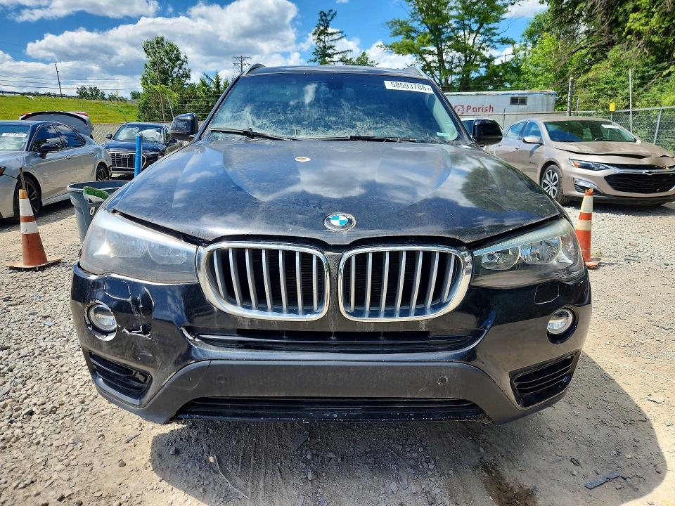 2015 BMW X3 VIN 5UXWX9C50F0D45105 COPART salvage auction — MECHANICAL, Oh - Cert Of Title-Salvage, sold $425 on 2026-07-29 (photo 5)