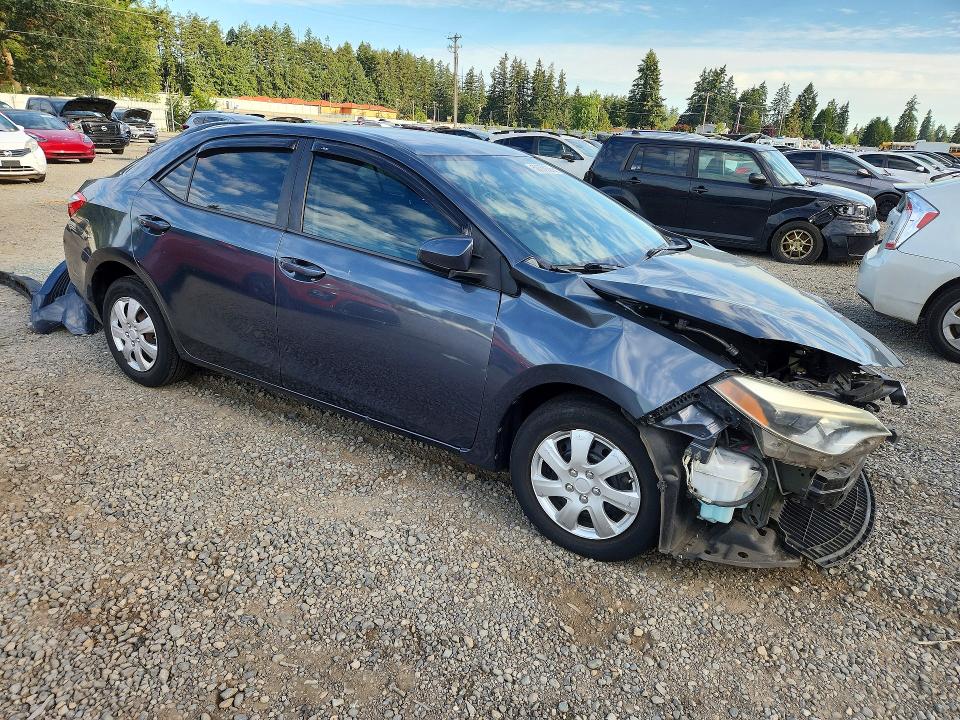 2016 Toyota Corolla VIN 5YFBURHE7GP510864 COPART salvage auction — FRONT END, Wa - Bill Of Sale, sold $1,650 on 2026-07-07 (photo 4)