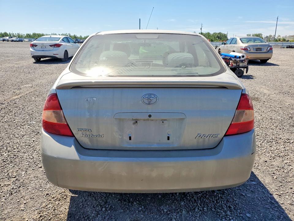 2002 Toyota Prius VIN JT2BK12U720046297 COPART salvage auction — REAR END, On - Permit No Brand - Unfit, sold $400 on 2026-07-28 (photo 6)