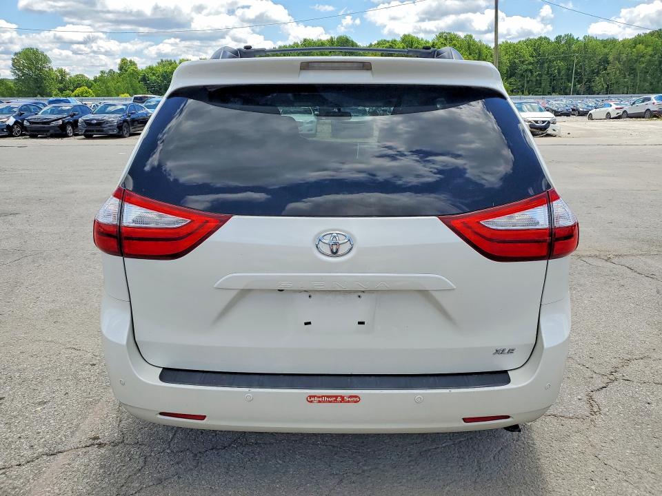 2017 Toyota Sienna VIN 5TDYZ3DC7HS849615 COPART salvage auction — FRONT END, In - Cert Of Title-Salvage Title, sold $300 on 2026-07-30 (photo 6)