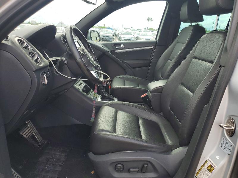 2016 Volkswagen Tiguan VIN WVGAV7AX7GW052447 COPART salvage auction — FRONT END, Tx - Salvage Vehicle Title, sold $2,000 on 2026-07-14 (photo 7)
