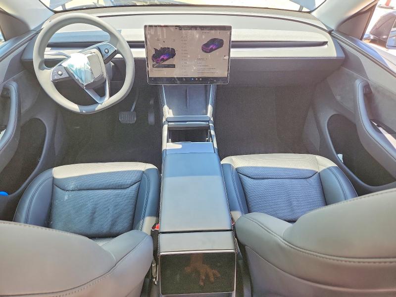 2026 Tesla Model y VIN 7SAYGDED7TA419311 COPART salvage auction — FRONT END, TX - SALVAGE VEHICLE TITLE (P), sold $14,300 on 2026-07-23 (photo 8)