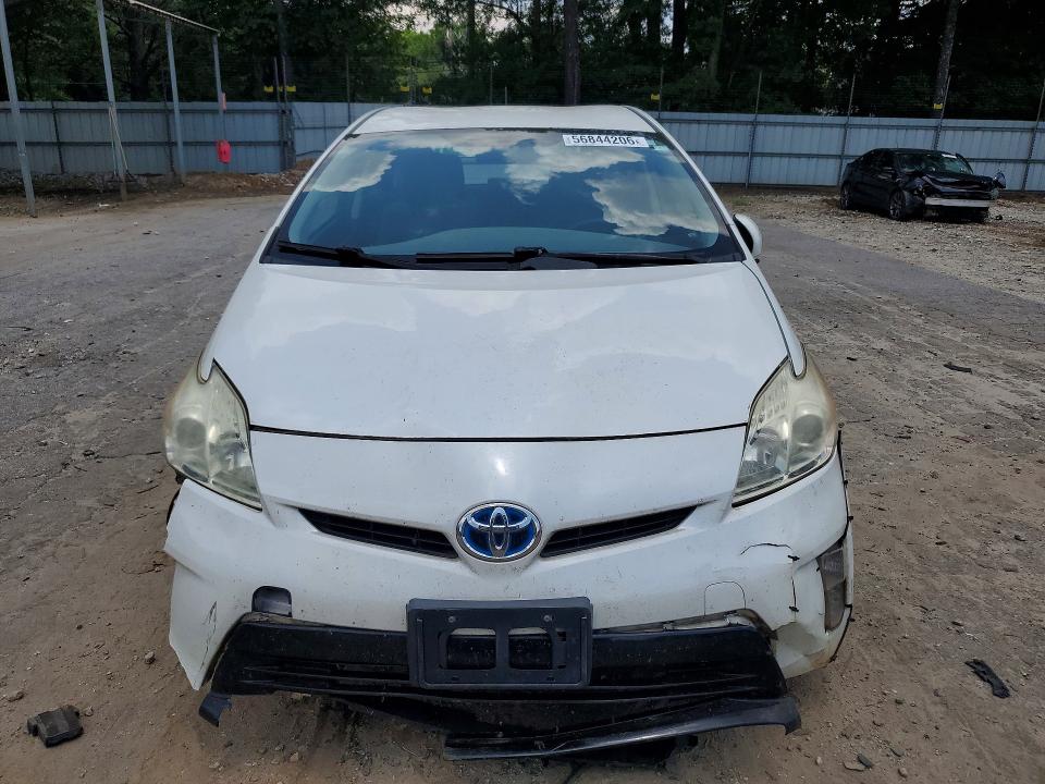 2014 Toyota Prius VIN JTDKN3DU0E0371840 COPART salvage auction — SIDE, Ga - Cert Of Title-Salvage, sold $1,950 on 2026-07-17 (photo 5)
