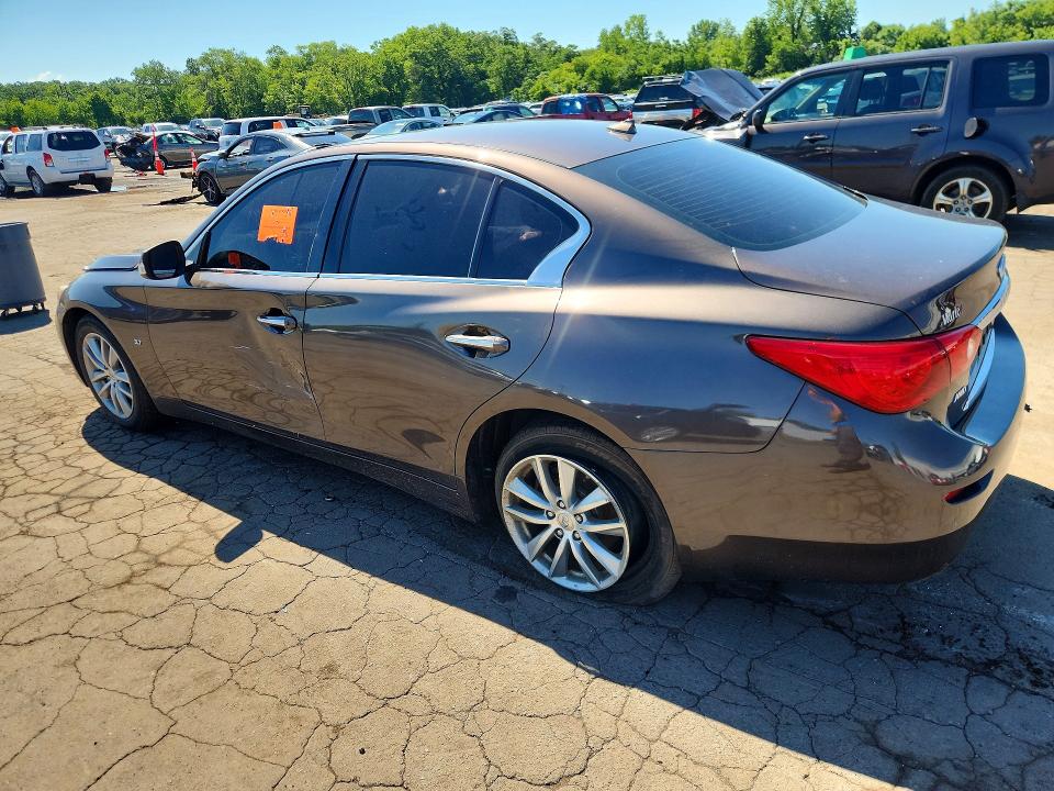 2015 Infiniti Q50 VIN JN1BV7AR4FM394123 COPART salvage auction — SIDE, Ct - Cert Of Title-Salvage, sold $625 on 2026-07-31 (photo 2)
