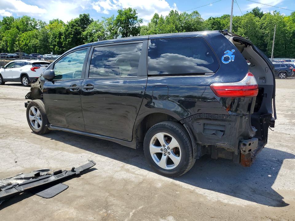 2020 Toyota Sienna VIN 5TDZZ3DC2LS037426 COPART salvage auction — FRONT END, Ny - Certificate Of Title, sold $1,650 on 2026-07-09 (photo 2)