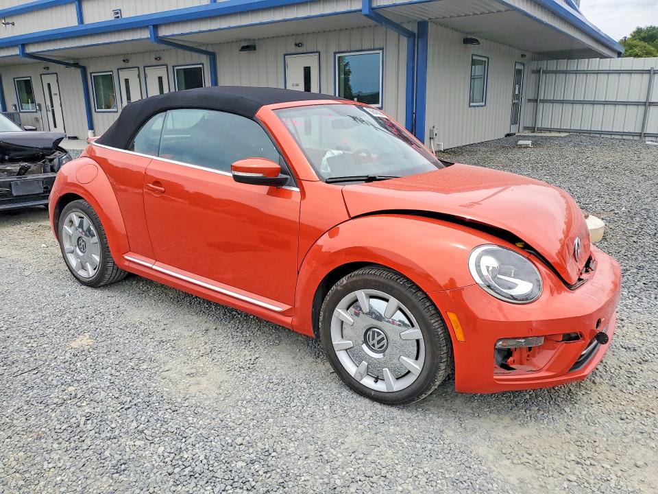 2017 Volkswagen Beetle VIN 3VW517AT2HM823149 COPART salvage auction — FRONT END, Nc - Salvage Certificate Of Title, sold $775 on 2026-07-23 (photo 4)