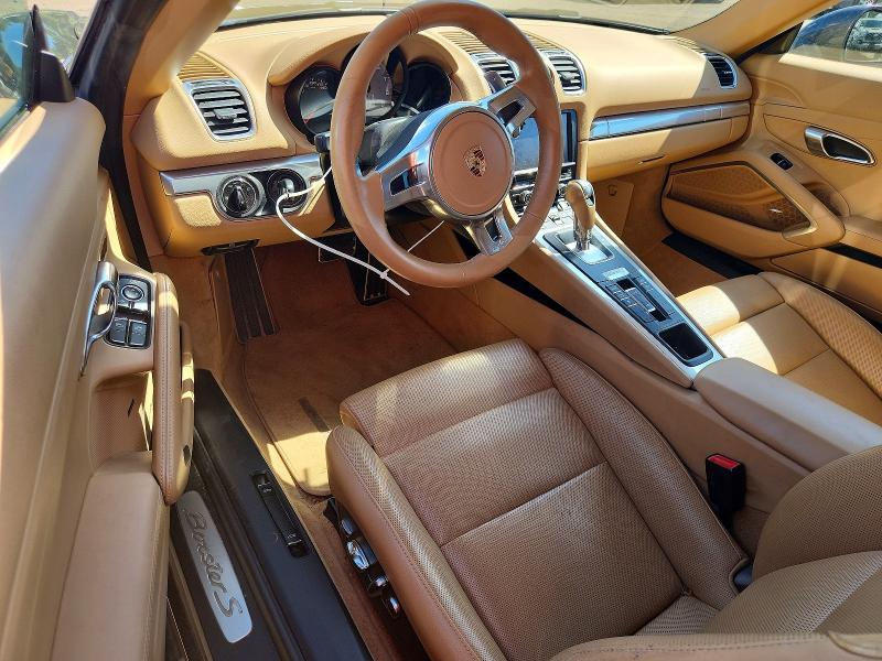 2013 Porsche Boxster VIN WP0CB2A8XDS133253 COPART salvage auction — MECHANICAL, Ct - Cert Of Title-Salvage, sold $2,550 on 2026-07-23 (photo 8)