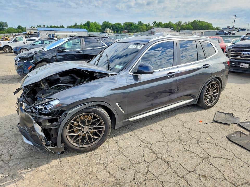2022 BMW VIN 5UX53DP09N9K77161 COPART salvage auction — FRONT END, PA - CERTIFICATE OF SALVAGE, sold $7,800 on 2026-07-10 (photo 1)