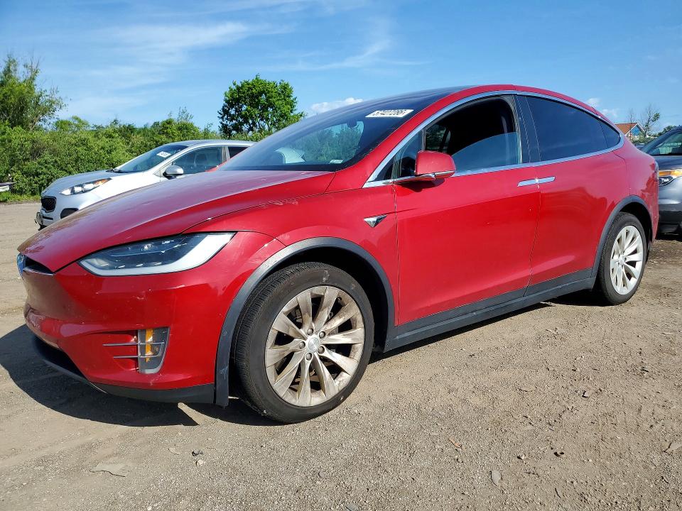 2019 Tesla Model x VIN 5YJXCBE25KF197361 COPART salvage auction — HAIL, Oh - Cert Of Title-Salvage, sold $11,100 on 2026-07-06 (photo 1)