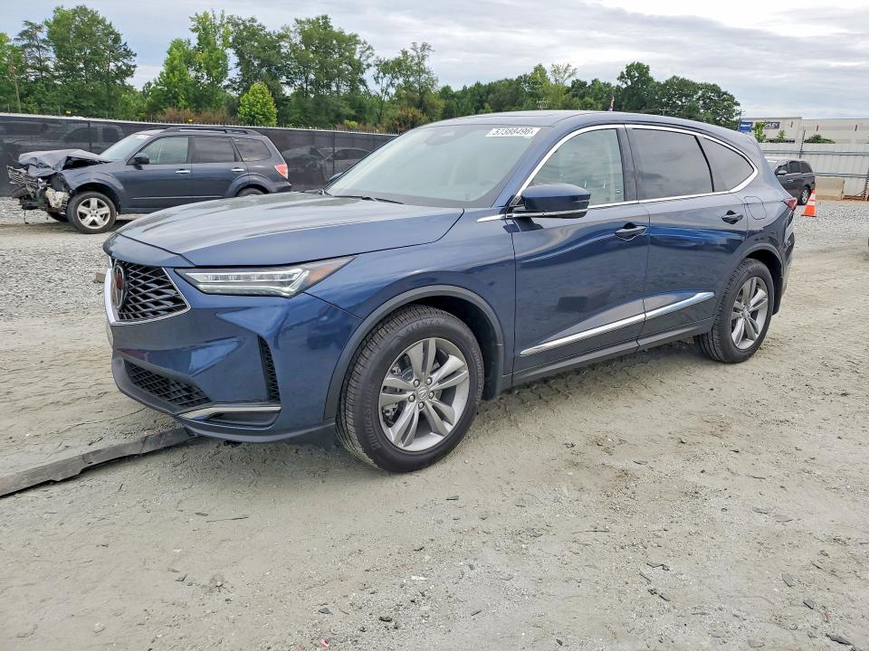 2025 Acura Mdx VIN 5J8YE1H39SL035681 COPART salvage auction — MINOR DENT/SCRATCHES, Sc - Cert Of Title-Salvage, sold $9,700 on 2026-07-29 (photo 1)