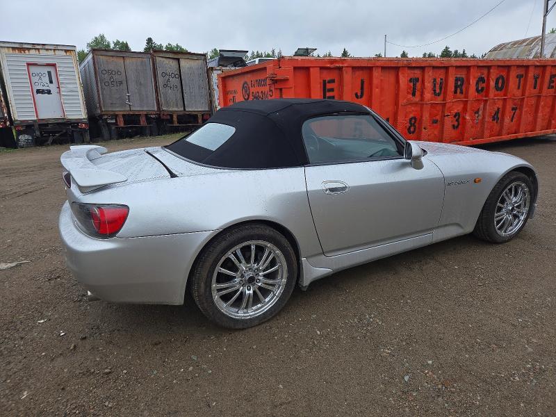 2002 Honda S2000 VIN JHMAP11492T004331 COPART salvage auction — BIOHAZARD/CHEMICAL, Qc - Irrecuperable, sold $7,800 on 2026-08-04 (photo 3)