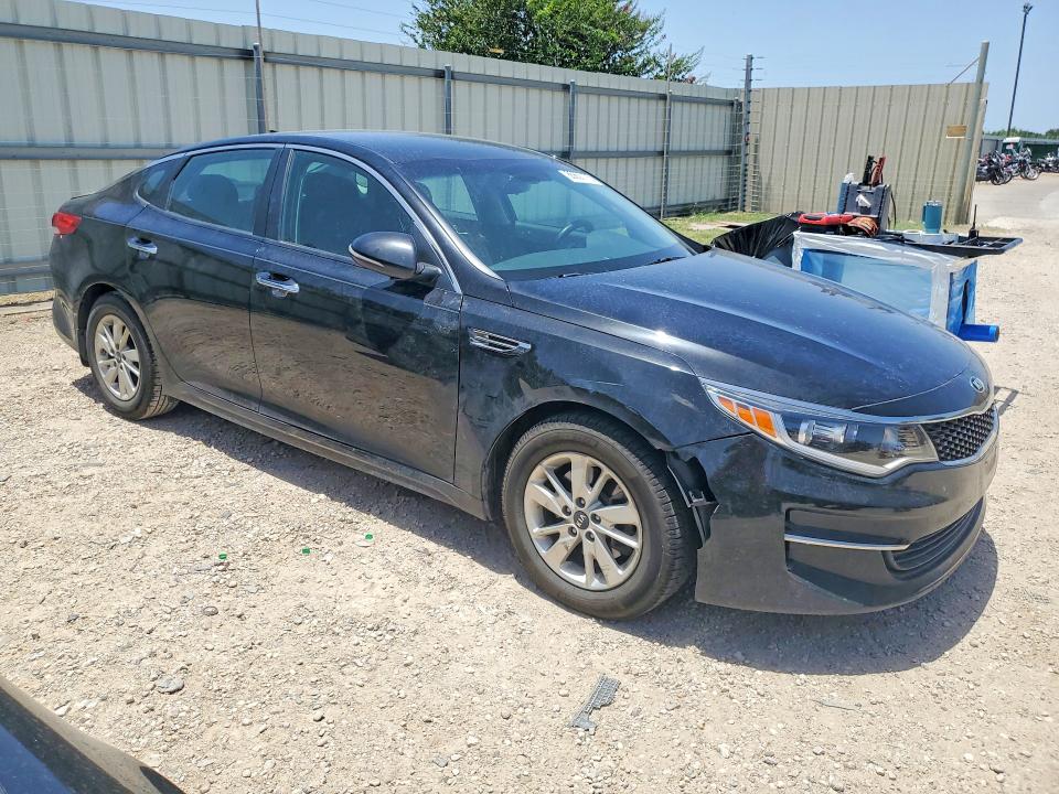 2016 Kia Optima VIN KNAGT4L33G5117424 COPART salvage auction — REAR END, TX - SALVAGE VEHICLE TITLE (P), sold $725 on 2026-07-16 (photo 4)